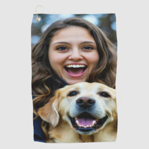 Serviette De Golf Ajouter une photo de Labrador Retriever Personnali