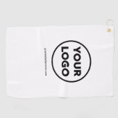 Serviette De Golf Ajoutez votre logo et votre site Web d'entreprise  (Horizontal)