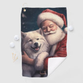 Serviette De Golf Akita avec Noël du Père Noël (En situation)