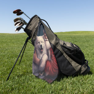 Serviette De Golf Akita avec Noël du Père Noël