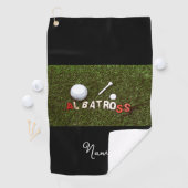 Serviette De Golf Albatros de golf cadeaux amusants pour golfeur (En situation)