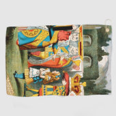 Serviette De Golf Alice à Wonderland (Horizontal)