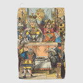 Serviette De Golf Alice à Wonderland Cheshire Cat Characters (Devant)