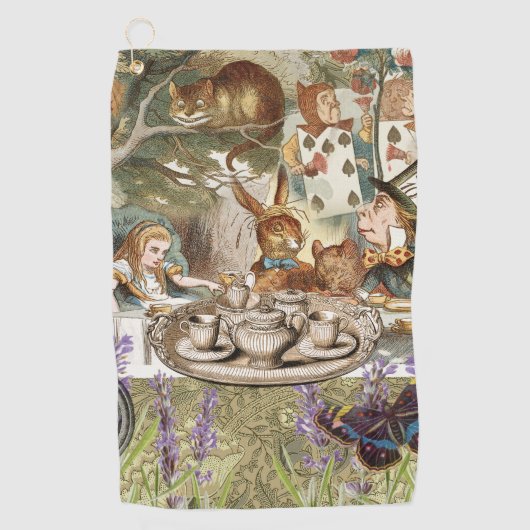 Serviette De Golf Alice au pays des merveilles (Devant)