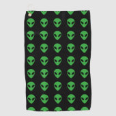 Serviette De Golf Alien (Devant)