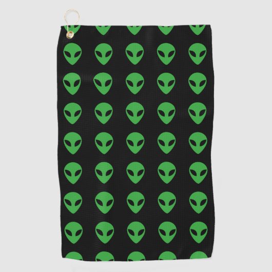 Serviette De Golf Alien (Devant)