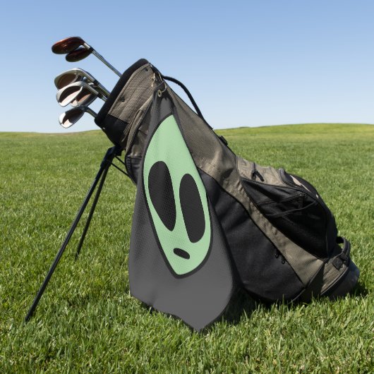 Serviette De Golf Alien vert (Vert)