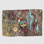 Serviette De Golf Aliens (Horizontal)