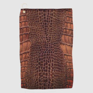 Serviette De Golf Aligator Classic Reptile en cuir (Faux)