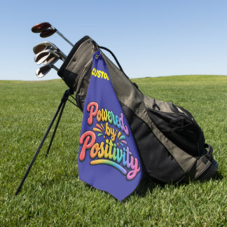 Serviette De Golf Alimenté par la positivité