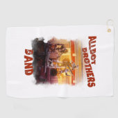 Serviette De Golf Allbot Brothers Band /Bob's Saucer Repair (Horizontal)