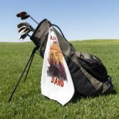 Serviette De Golf Allbot Brothers Band /Bob's Saucer Repair (Vert)