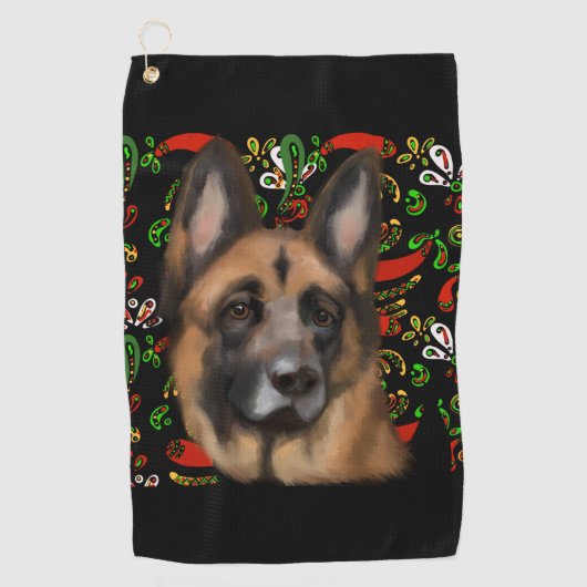 SERVIETTE DE GOLF ALMAN SHEPHERD (Devant)