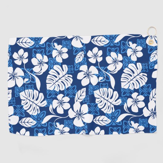 SERVIETTE DE GOLF ALOHA VENDREDI (BLEU) (Horizontal)