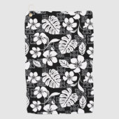 SERVIETTE DE GOLF ALOHA VENDREDI (NOIR) (Devant)