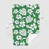 SERVIETTE DE GOLF ALOHA VENDREDI (VERT) (En situation)