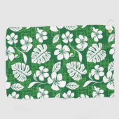SERVIETTE DE GOLF ALOHA VENDREDI (VERT) (Horizontal)