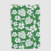 SERVIETTE DE GOLF ALOHA VENDREDI (VERT) (Devant)