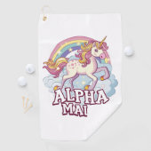 Serviette De Golf Alpha Homme Unicorne (En situation)