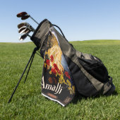 Serviette De Golf Amalfi Italie Poster de voyage Graphique d'art (Vert)