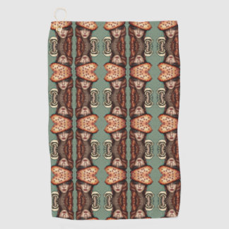 Serviette De Golf amateurs de champignons sportifs psychédéliques
