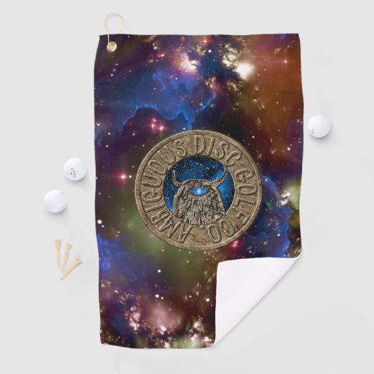 Serviette De Golf Ambiguous Disk Golf Co. Disquette (En situation)