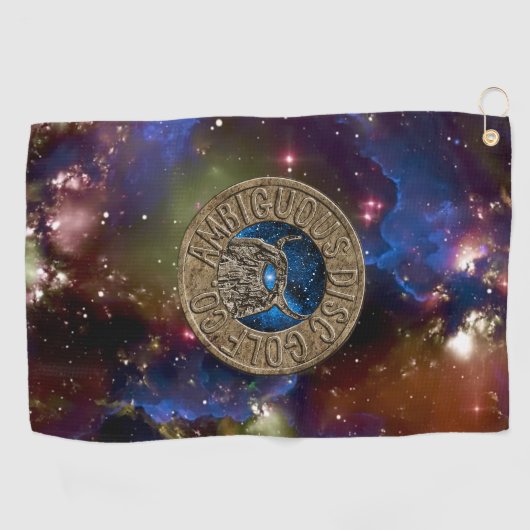 Serviette De Golf Ambiguous Disk Golf Co. Disquette (Horizontal)