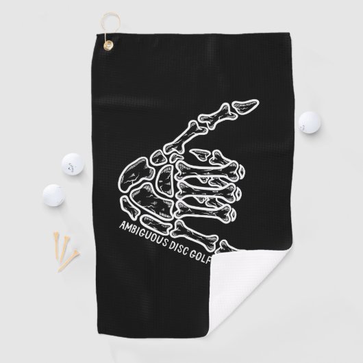 Serviette De Golf Ambiguous Disk Golf Co. Disquette (En situation)