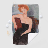 Serviette De Golf Amedeo Modigliani - Robe de soirée pour filles rou (En situation)