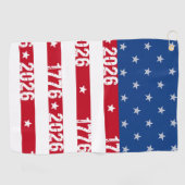 Serviette De Golf America 250 Stars & Stripes 1776 2026 Numerals (Horizontal)