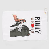 Serviette De Golf American Bully Mama Cute Dog Mama Funny Women (Horizontal)