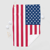 Serviette De Golf American Flag Golf Towel Patriotic (En situation)