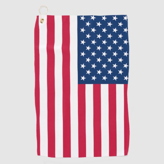 Serviette De Golf American Flag Golf Towel Patriotic (Devant)