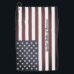Serviette De Golf American Flag & golf USA états /sports Washington<br><div class="desc">Sport/Golf Towel : Vintage - Etats-Unis d'Amérique & American flag mode (USA) - amour mon pays,  voyage,  vacances,  patriotes / fans de sport</div>