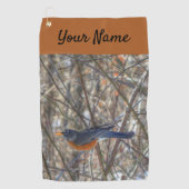 Serviette De Golf American Robin Golf Towel (Devant)