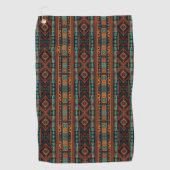 Serviette De Golf Amérindiens Motifs Boho Culture Arts Abstraits (Devant)
