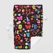 Serviette De Golf Amour (En situation)