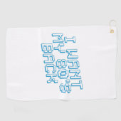 Serviette De Golf Amour des années 80 (Horizontal)
