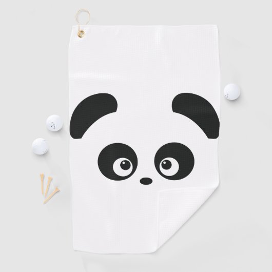 Serviette De Golf Amour Panda® (En situation)