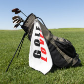 Serviette De Golf Amoureux du golf (Vert)