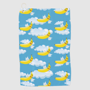 Serviette De Golf Amusant amoureux des fruits de banane qui donne de