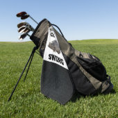 Serviette De Golf Amusant Pêche Crappie Coffee Pun Angler En Plein A (Vert)