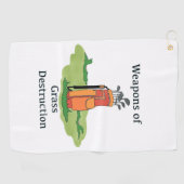 Serviette de golf amusante (Horizontal)