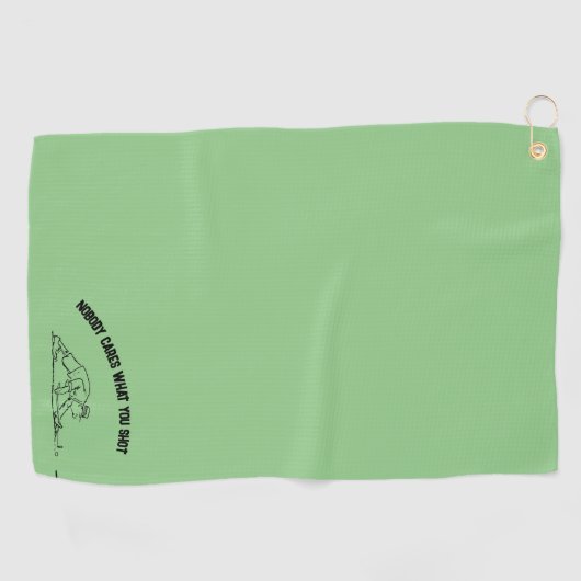 Serviette de golf amusante (Horizontal)