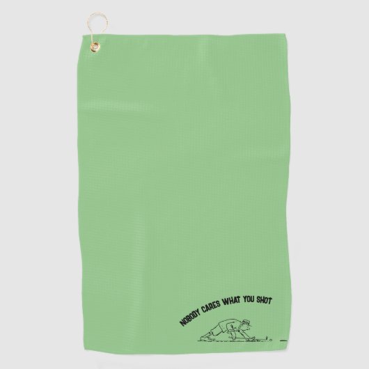Serviette de golf amusante (Devant)