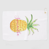 Serviette De Golf Ananas personnalisé (Horizontal)