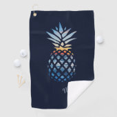 Serviette De Golf Ananas Sunset Beach Custom (En situation)