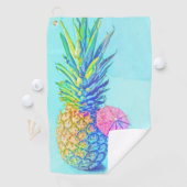 Serviette De Golf Ananas Tropical (En situation)