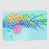 Serviette De Golf Ananas Tropical (Horizontal)