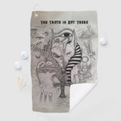 Serviette De Golf Anciens Aliens, Anubis (En situation)